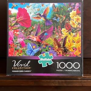 Hummingbird Garden- Vivid Collection 1000 piece puzzle